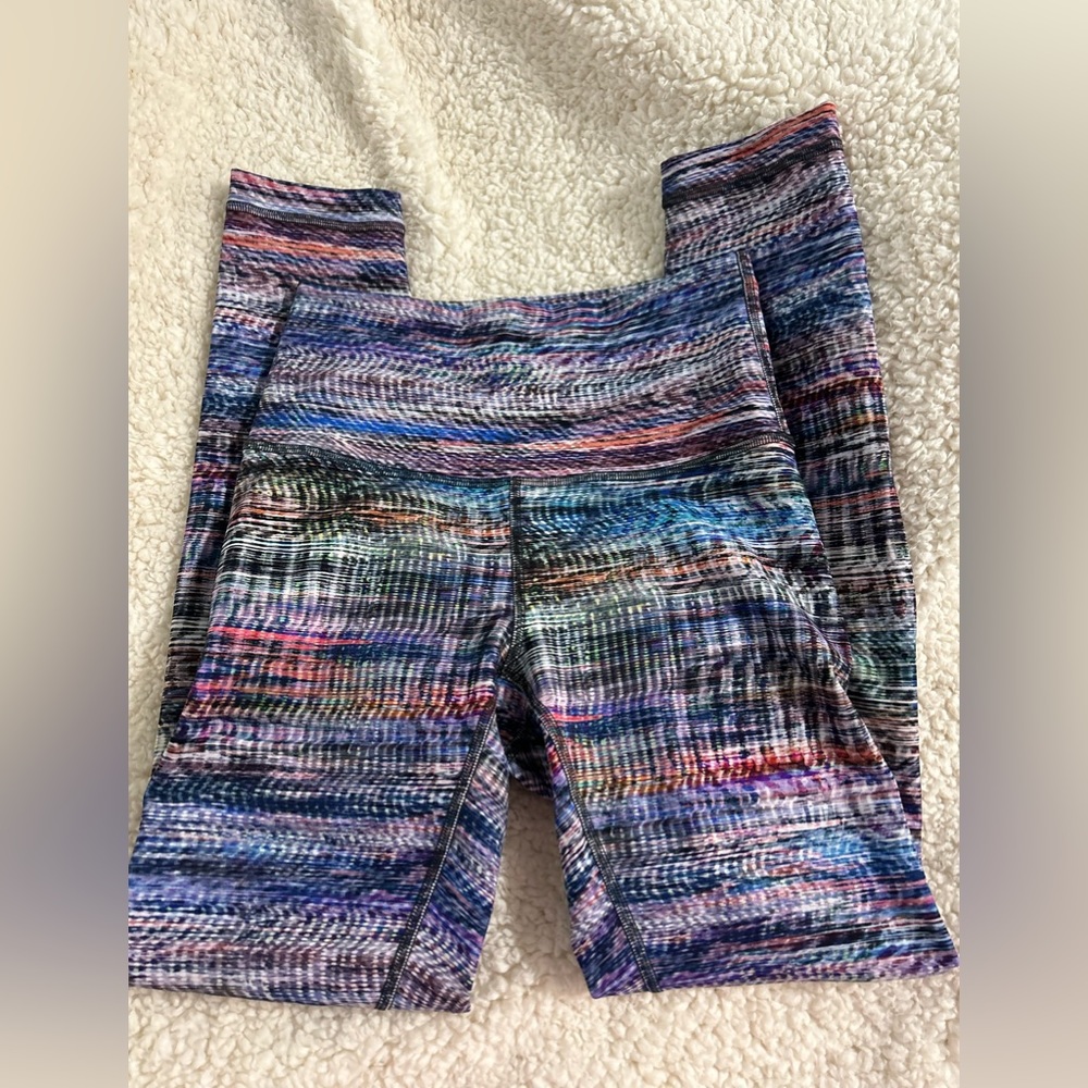 Lululemon Wunder Train Leggings size 4 digital oasis